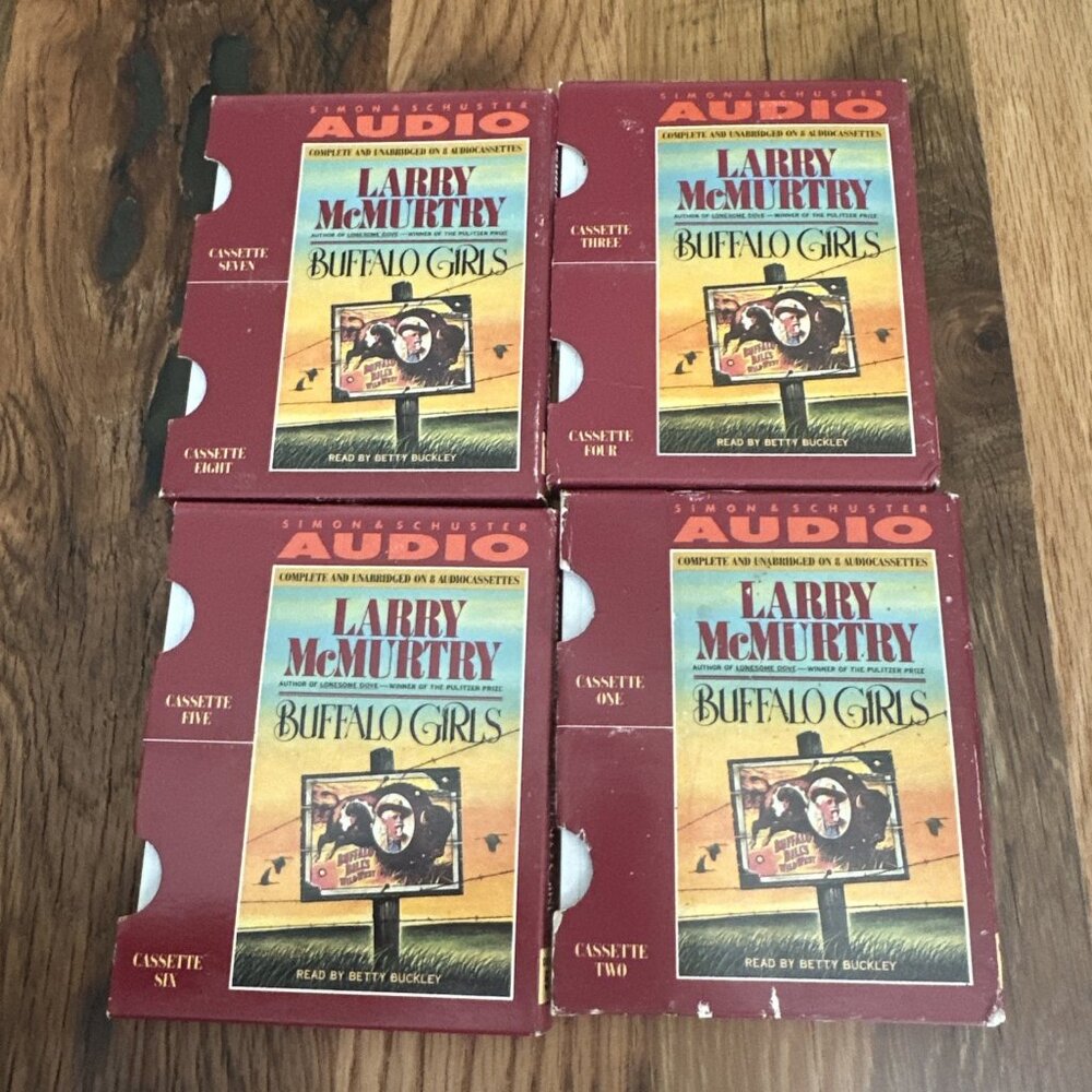 buffalo girls audiocassettes author larry mcmurtry western history Tested